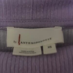 Anthropologie Purple Top